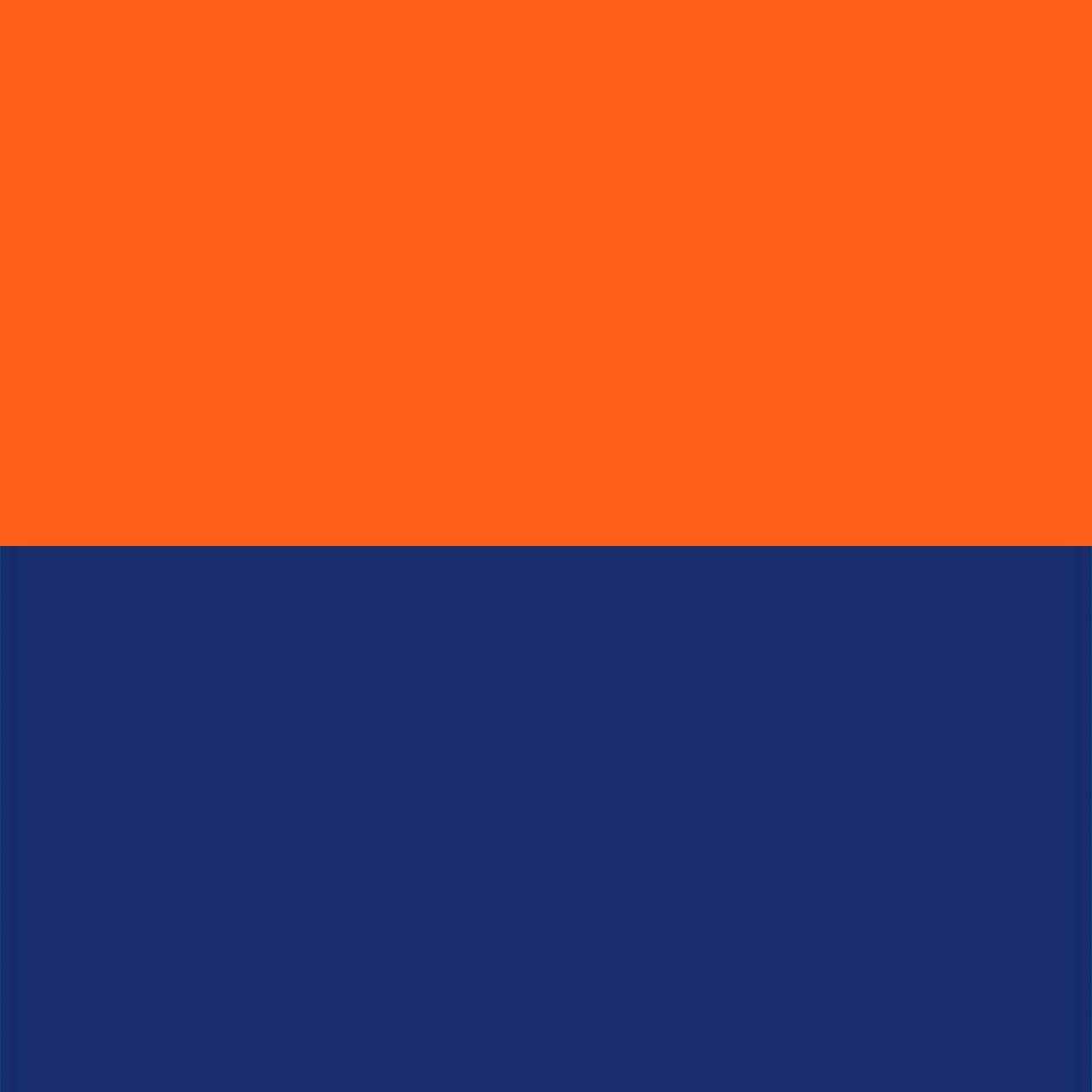 оранжевый/темно-синий
